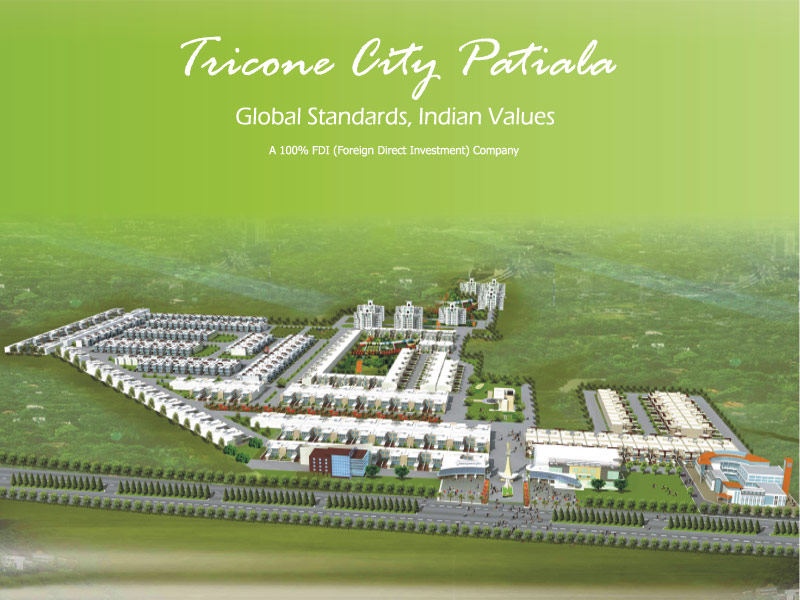 Tricone City Patiala- Project Arial View